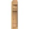 Ekena Millwork Merced Block Rough Sawn Outlooker, Western Red Cedar, 6"W x 14"D x 26"H OUT06X14X26MRC05RWR - alternate 2